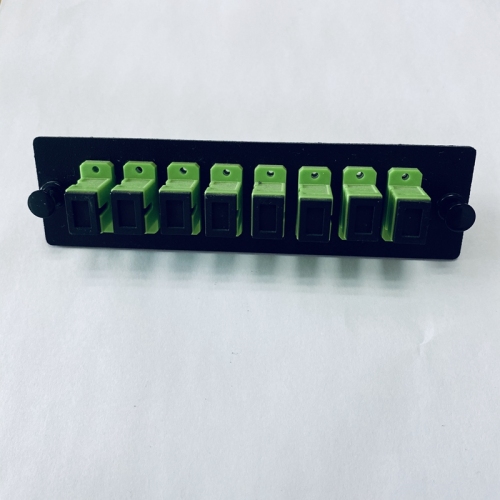 Adapter Plate with 6 Simplex SC Green Adapters