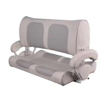 Double Fishing Boat Sofa Bench with Armrests