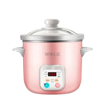 1.5 L Electric Crock Pot Multi-Function Slow Cooker