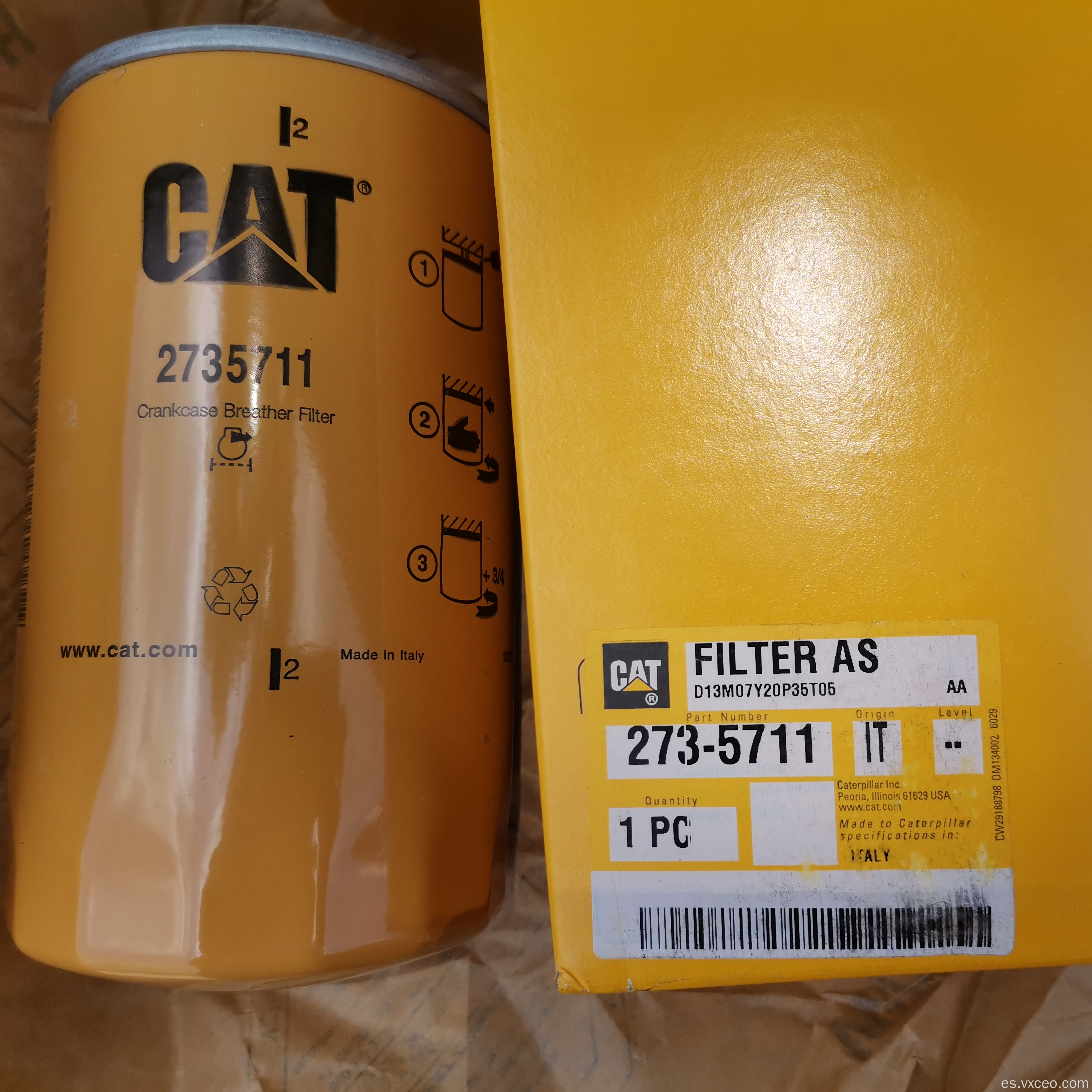 Filtro 273-5711 como Cat Genuine Original