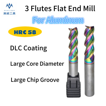 HRC58 Solid Carbide End Mill for Aluminum