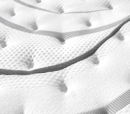 Queendom Luxury Memory Foam Pocket Spring Bed Mattress