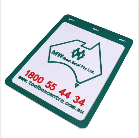 Printable Rubber Mud Flaps with Custom Logos for Trailers