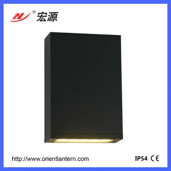 indoor and outdoor recessed aluminium wall light