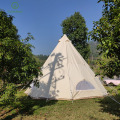 Elf Indian Tipee Tent Leinwand und Regendicht