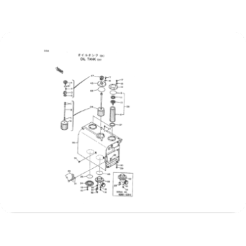 Excavator EX400 hydraulic oil filter 4317008