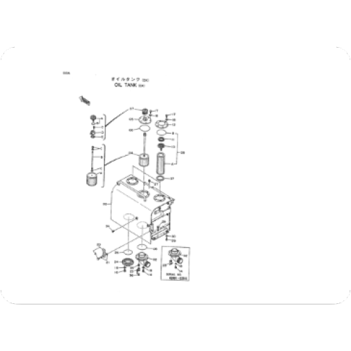 Excavator EX400 hydraulic oil filter 4317008