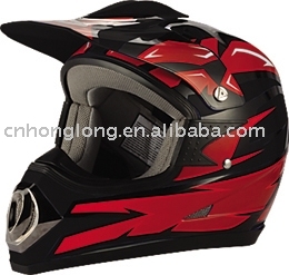 motocross helmets (DP903-1 black-red)