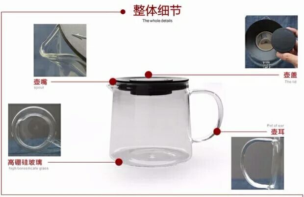 HOT SALE GLASS TEAPOT