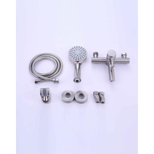 304 Stainless-Steel Round Head Wall Mount Shower Set