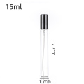 Clear glass spray bottles 5ml 8ml 10ml 15ml