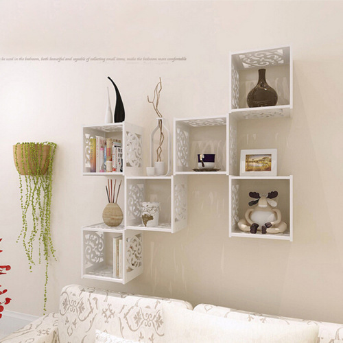 White waterproof pvc plastiic shelf for home
