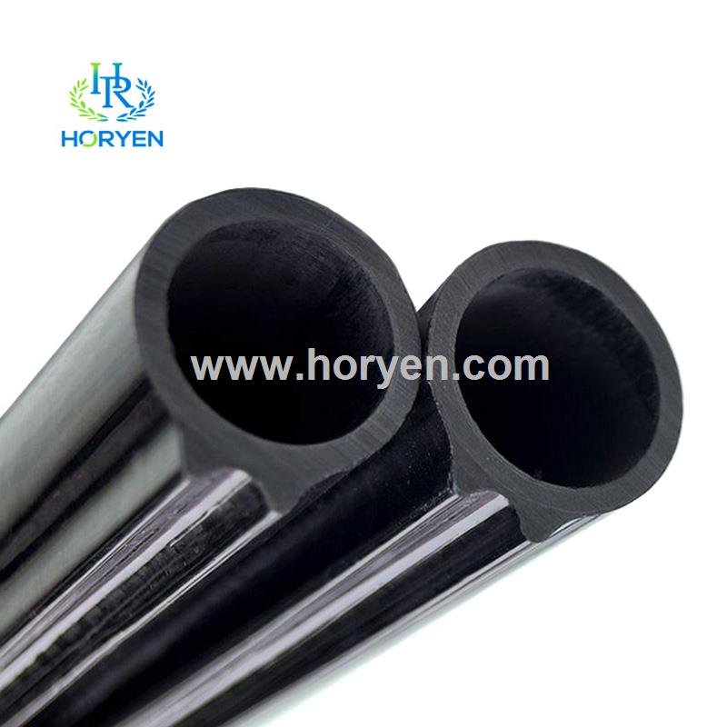 Custom glossy spearfishing carbon fibre track pipe tubing