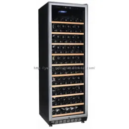 YEHOS 186 bottles wine cooler with Stainless steel frame
