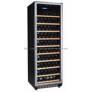 YEHOS 186 bottles wine cooler with Stainless steel frame