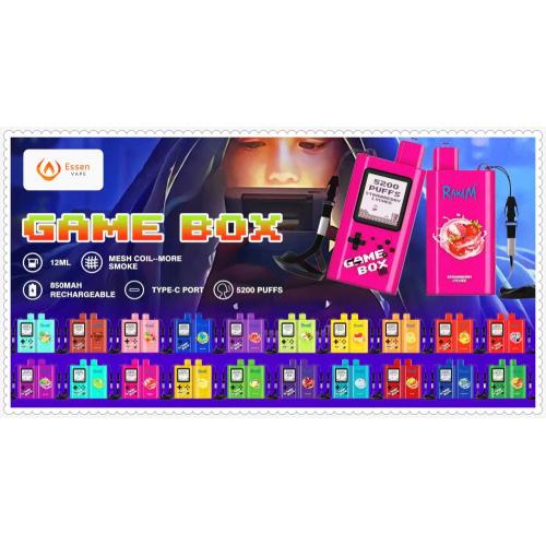 Randm Game Box 5200 Puffs Disponível Caixa