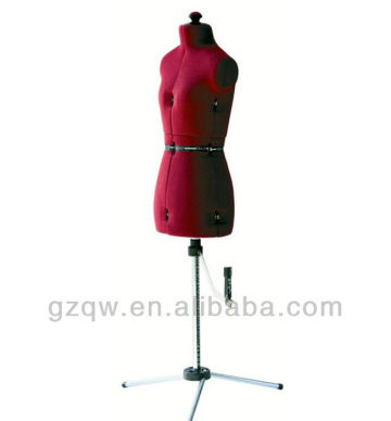 Classical adjustable tailor mannequin torso, female sewing mannequin in Guangzhou