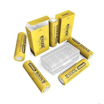 Enook 18650 2600mah Hochkapazität wiederaufladbare Lithium-Ionen-Batterie-Heißverkauf