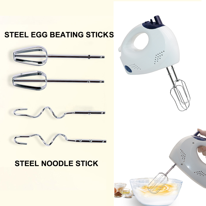 5 Speed Control Hand Mini Food Mixer Egg Beater Cake Baking Multifunctional Processor Kitchen Mini Electric Manual Cooking Tools