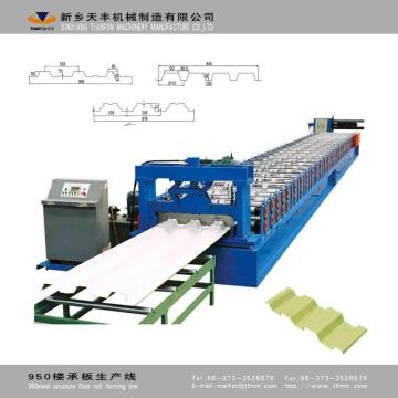 TF χαλύβδινη δομή πάτωμα Roll Forming Machine