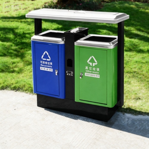 Durable Stainless Steel Outdoor Garbage Containers