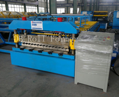 3kw Corrugated Roll Forming Machine With Cr12 Cutting Blade For Wall Board Production