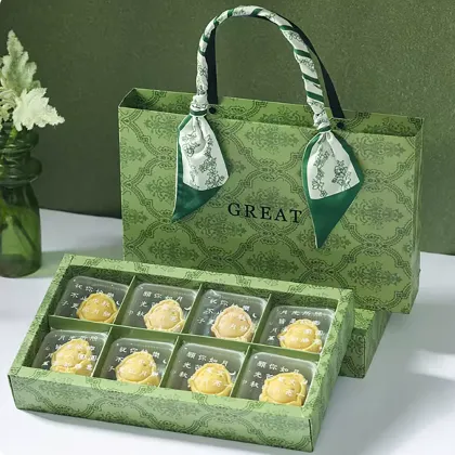 Customizable green packaging box