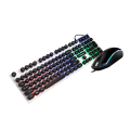 Blendende farbbeleuchtete Gaming -Keyboard -Maus