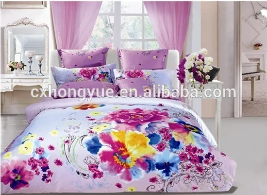 printed peach skin fabric/microfiber fabric/bedding fabric