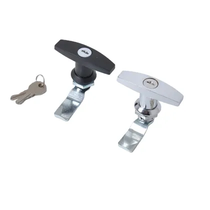 T Handle Lock Zinc Alloy Tool Box Garage Door T Lock for Trailer Caravan Canopy