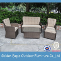 High end modern rattan sofa set