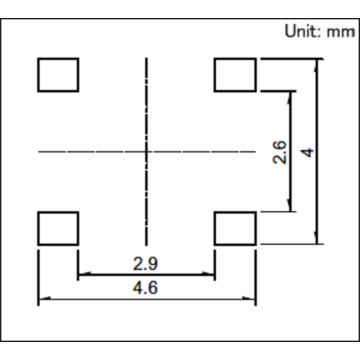 0.4（H）mm表面実装スイッチ