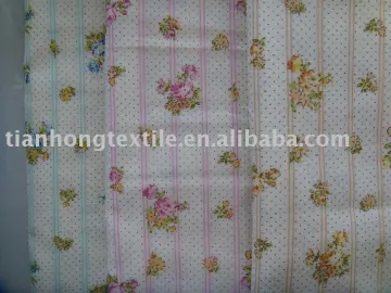 Cotton Plain Printed Double Layer Shirt Garment Dress Fabric
