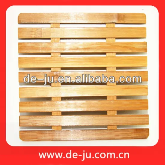 Eco Friendly Bamboo Coaster Cheap Placemat Bamboo Frying Pan Mat