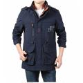 Oem Custom Autumn And Winter Men's Trench Coat