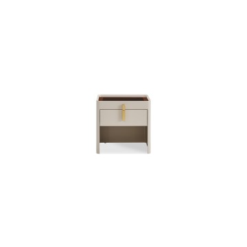 Bedside Table with Drawer Freedom Light Oak Nightstand