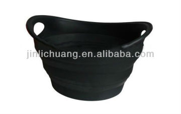 foldable silicone ice beer buckets