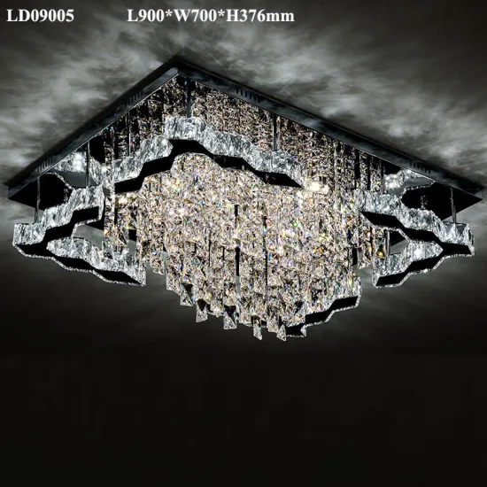 led designed light chandelier crystal ceiling lighting