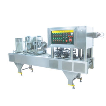 Automatic Filling and Sealing Machine for Jelly Pudding, Bean Milk, Juice, and Yogurt Cups