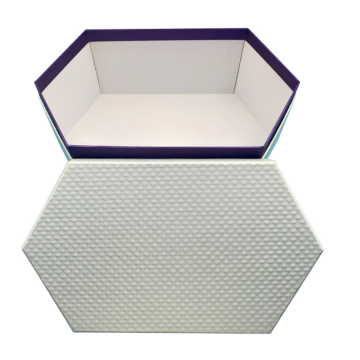 Hexagon Box mit Klappendeckel: einzigartige Verpackungslösung für Schuhe und Kleidung