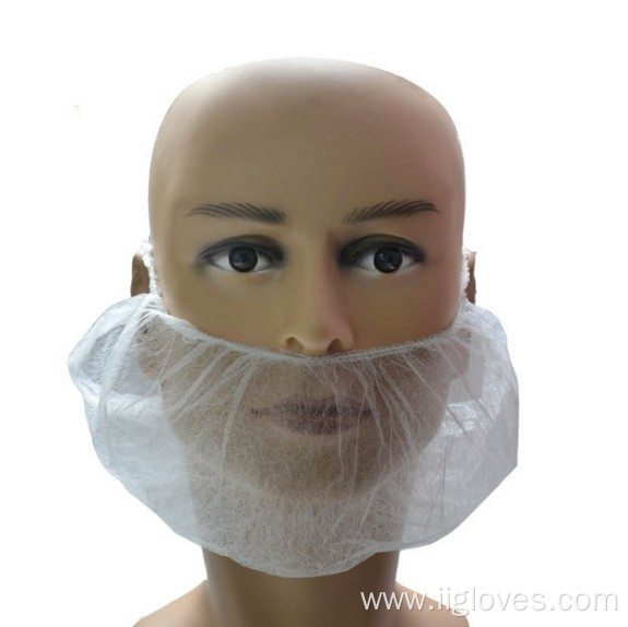 Disposable PP Non-woven Beard Cover Two Ear-loops