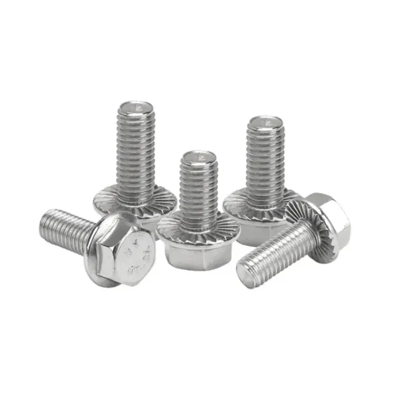 High Quality Stainless Steel Hexagon Flange Bolts M3-M30