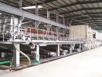 Testliner paper machine for paper industry