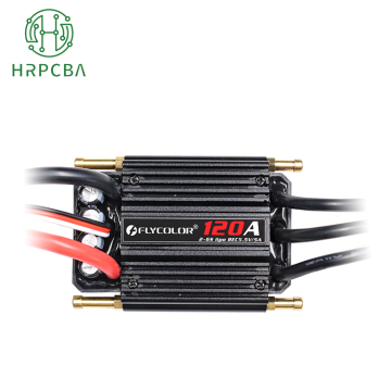 RC FlyMonster 150A ESC - 2-6S Waterproof Brushless ESC with 2-Way Water Cooling for RC Boats