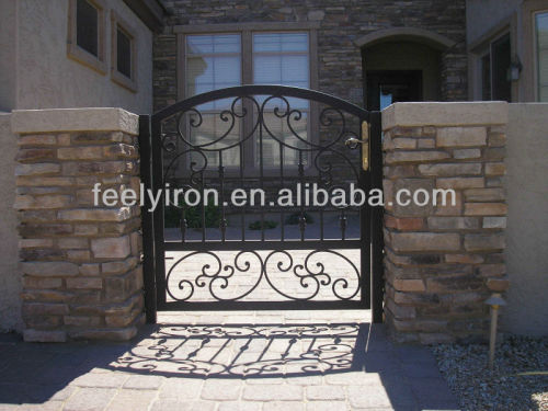 Wrought iron entrance gate FG-010