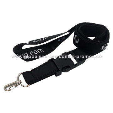 Woven Logo Satin Lanyard, Fashionable, Nice and Trendy Design