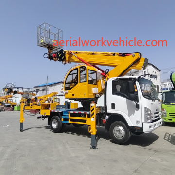 Isuzu straight arm 27m high altitude work vehicle