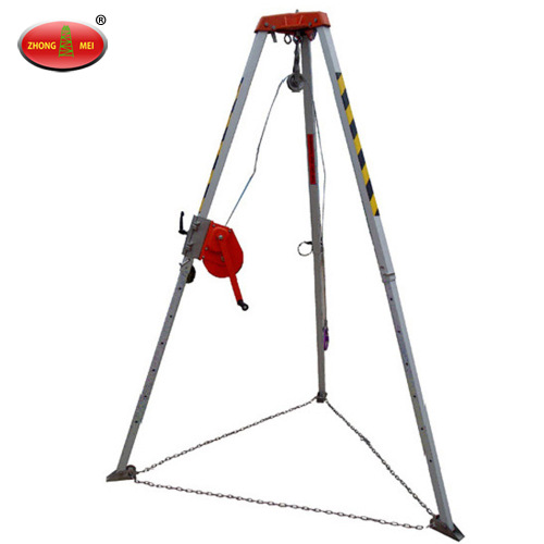 Recined Space Rescue Tripod met zelflockend apparaat