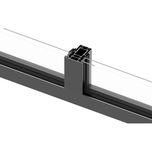 Janela de batente de alumínio altamente hermética