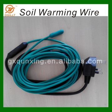 Heating cable for green house